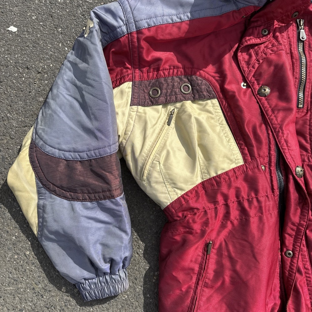 Vintage Descente Ski Jacket Men's Size M Cyber Y2k Winter Baggy Grunge - Picture 2 of 13